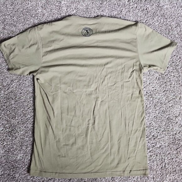 NWT Hardcore Italians Olive Green Size Medium Short Sleeve Double Sided Shirt - Picture 7 of 8